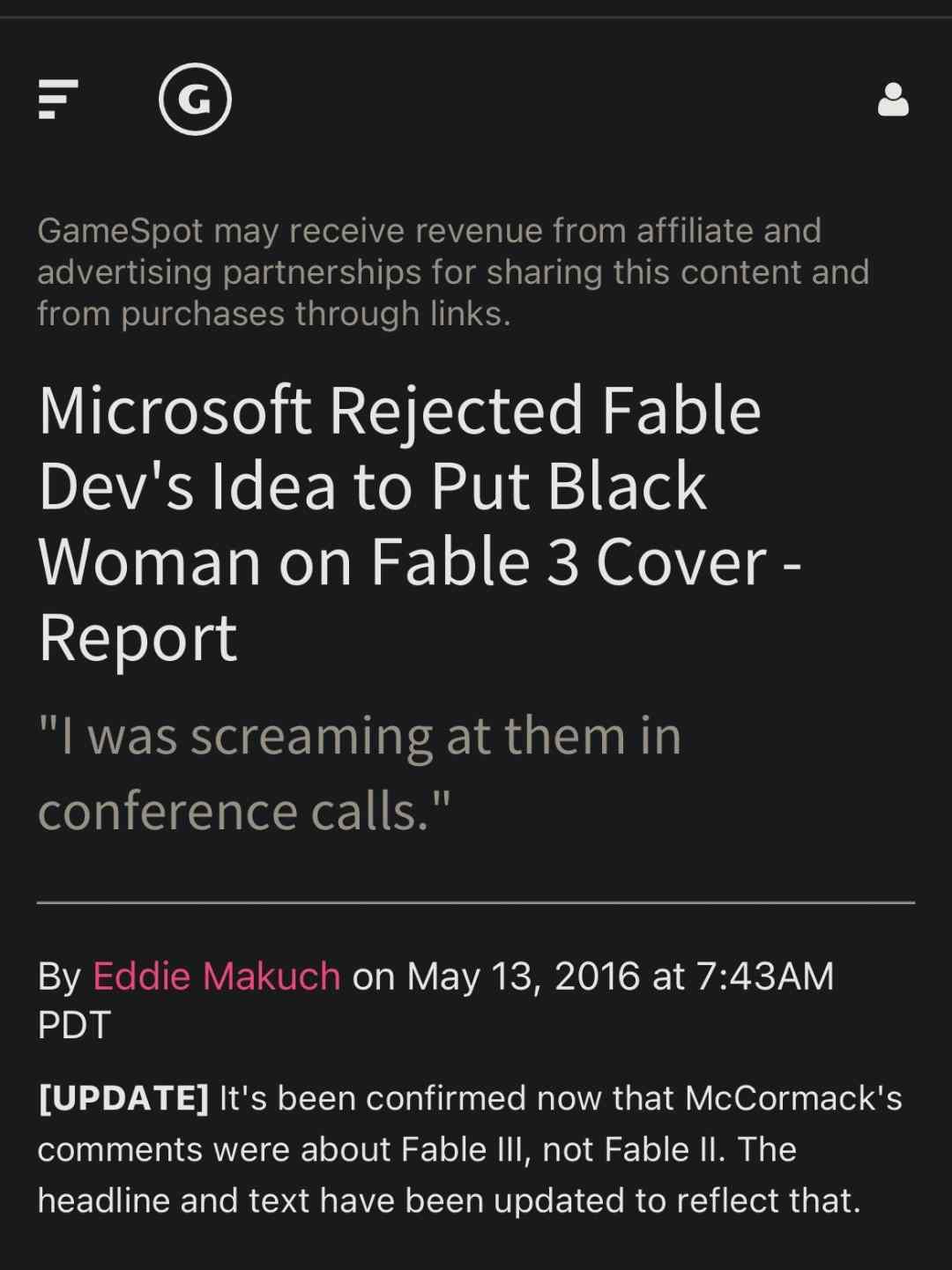 微软2010年曾拒绝《神鬼寓言3》封面是黑人女性：白人男性才卖得好