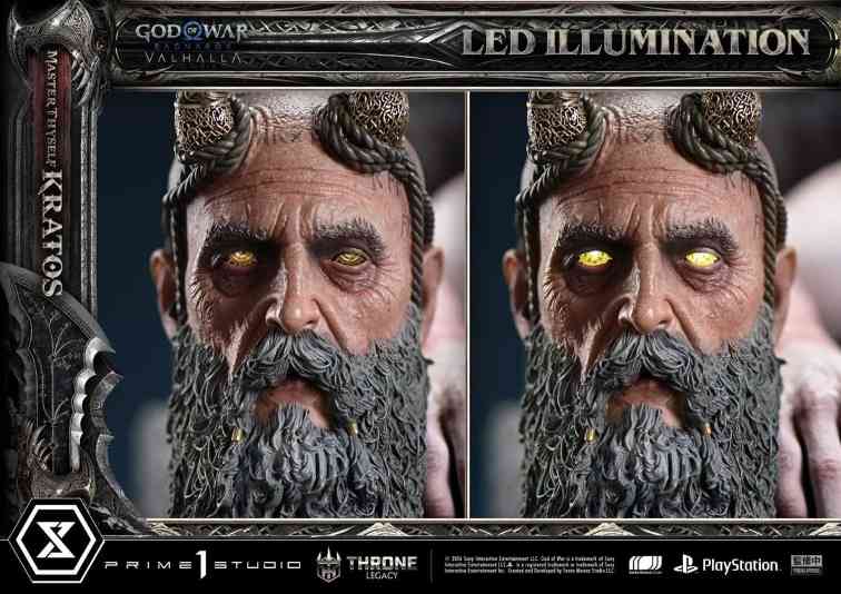 青年vs壮年！ 《战神：诸神黄昏》奎爷1：3逼真雕像发布