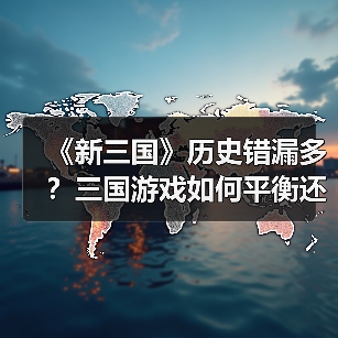 《新三国》历史错漏多?三国游戏如何平衡还原与娱乐?(图3) 《新三国》历史错漏多?三国游戏如何平衡还原与娱乐?(图3)