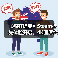 《疯狂坦克》Steam抢先体验开启,4K画质经典炮战全面升级(图4) 《疯狂坦克》Steam抢先体验开启,4K画质经典炮战全面升级(图4)