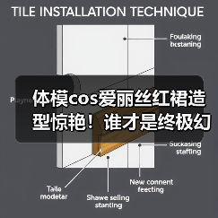 体模cos爱丽丝红裙造型惊艳！谁才是终极幻境的完美化身？（图4）