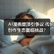 AI漫画登顶引争议 传统创作生态面临挑战?(图1) AI漫画登顶引争议 传统创作生态面临挑战?(图1)