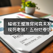 蟑螂王整理房间竟未发现死老鼠？五份烂卷饼惊现 封面图 - 玄熵冰河游戏