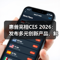 惠普亮相CES 2026：发布多元创新产品，解锁未来工作与游戏新体验 封面图 - 玄熵冰河游戏
