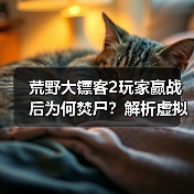 荒野大镖客2玩家赢战后为何焚尸？解析虚拟仪式背后的玩家心理 封面图 - 玄熵冰河游戏