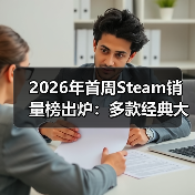 2026年首周Steam销量榜出炉:多款经典大作回归!(图2) 2026年首周Steam销量榜出炉:多款经典大作回归!(图2)