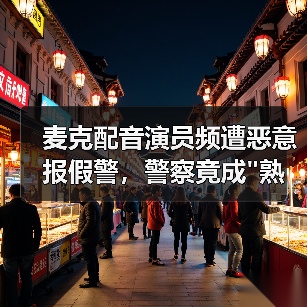 麦克配音演员频遭恶意报假警，警察竟成