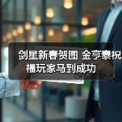 剑星新春贺图 金亨泰祝福玩家马到成功 封面图 - 玄熵冰河游戏