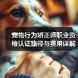 宠物行为矫正师职业资格认证路径与费用详解(图2) 宠物行为矫正师职业资格认证路径与费用详解(图2)
