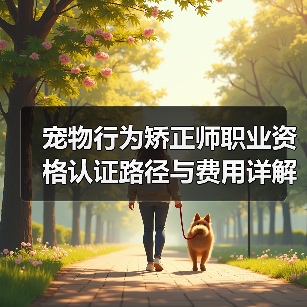 宠物行为矫正师职业资格认证路径与费用详解(图1) 宠物行为矫正师职业资格认证路径与费用详解(图1)
