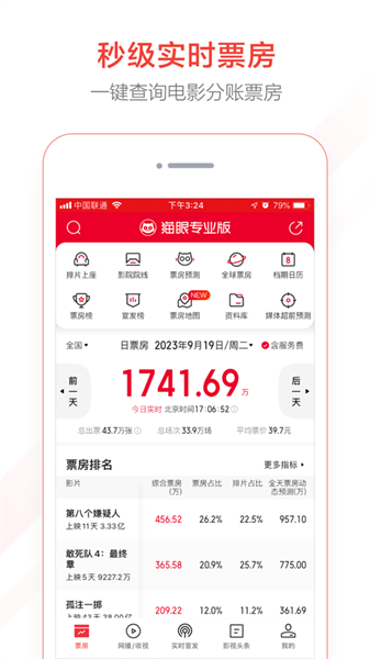 猫眼专业版app苹果 软件截图3