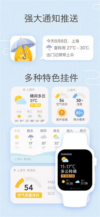 我的天气iphone 软件截图1
