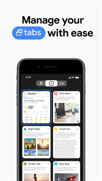 谷歌浏览器iphone版 软件截图2