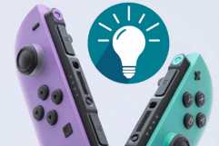 任天堂新配色手柄竟需放大镜才能看清，玩家吐槽不如19美元贴膜 专题封面 - 冰河游戏